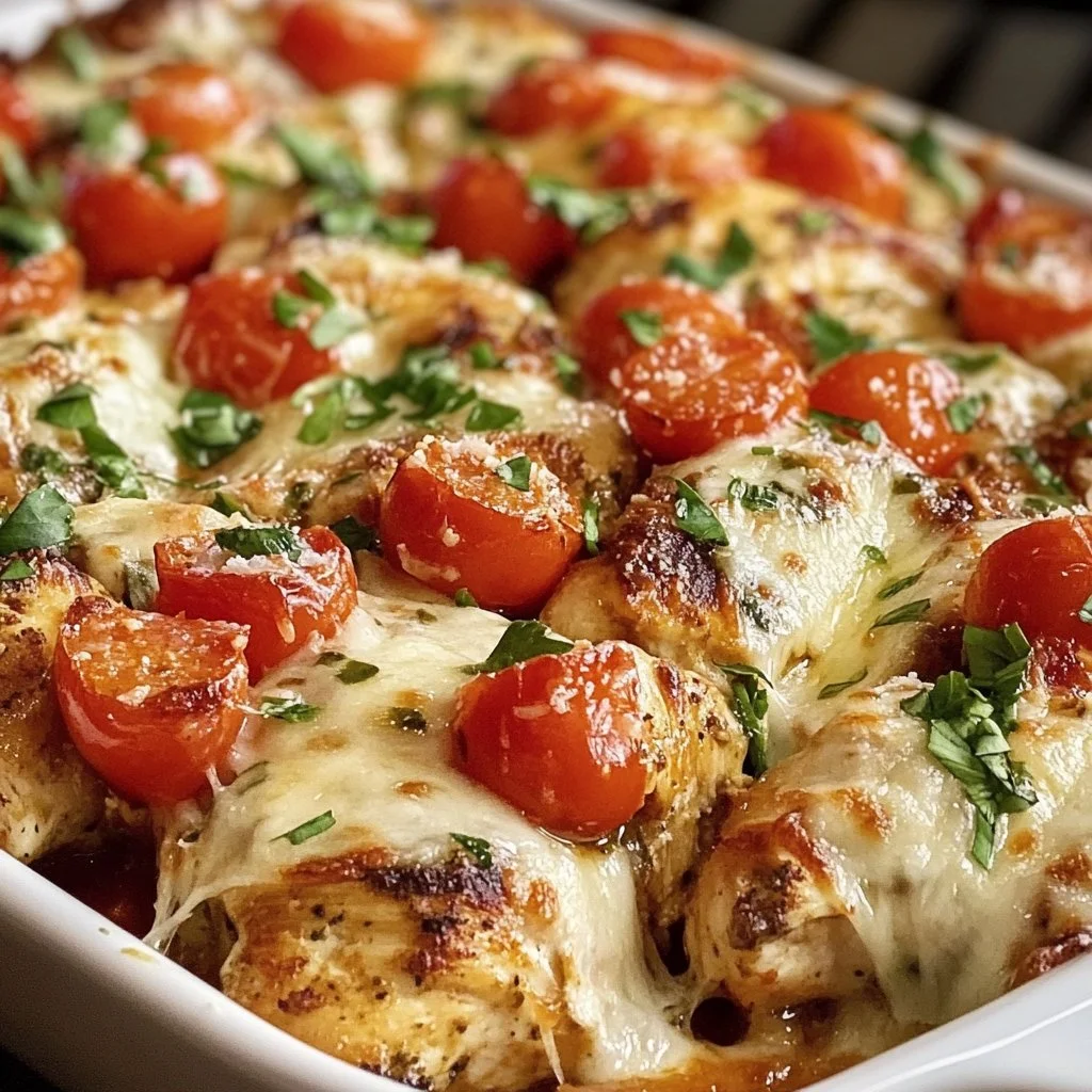 Bruschetta Chicken Bake: A Simple, Flavorful Recipe!