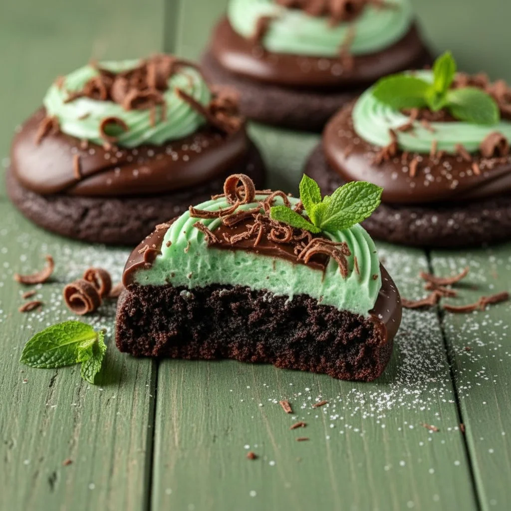 Chocolate Mint Cookies