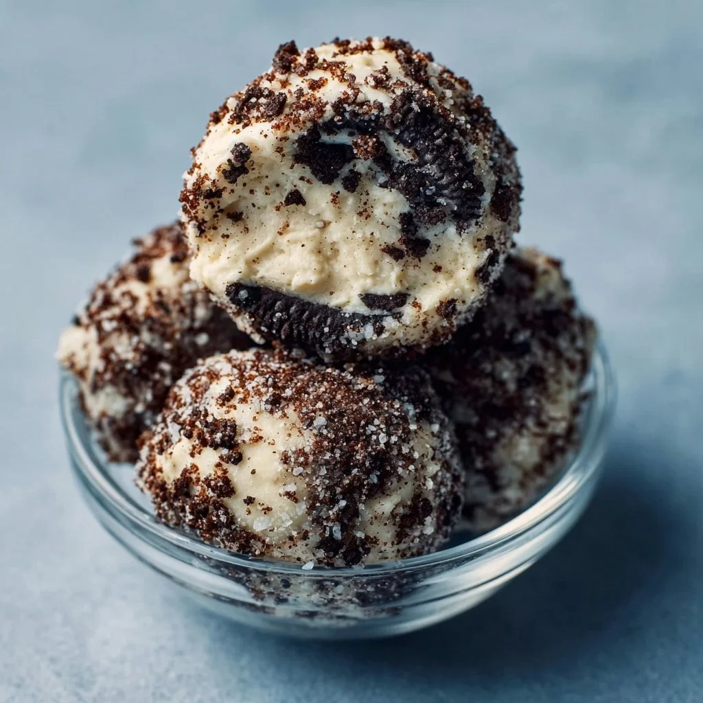 Cream Cheese Oreo Protein Balls