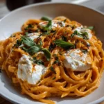 creamy red pepper pasta with burrata herbs an i 2026 01 22 094600 1 Creamy Red Pepper Pasta with Burrata & Herbs: An Incredible Ultimate Recipe
