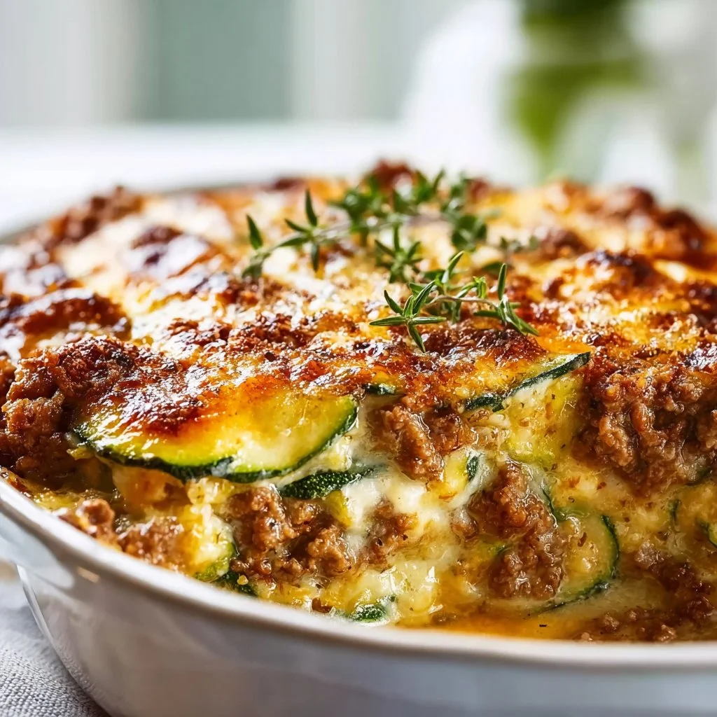 Ground Turkey Zucchini Casserole – Healthy Comfort Food Recipe