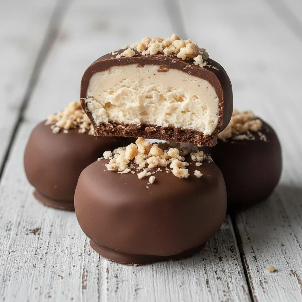 High Protein Frozen Peanut Butter Greek Yogurt Bites