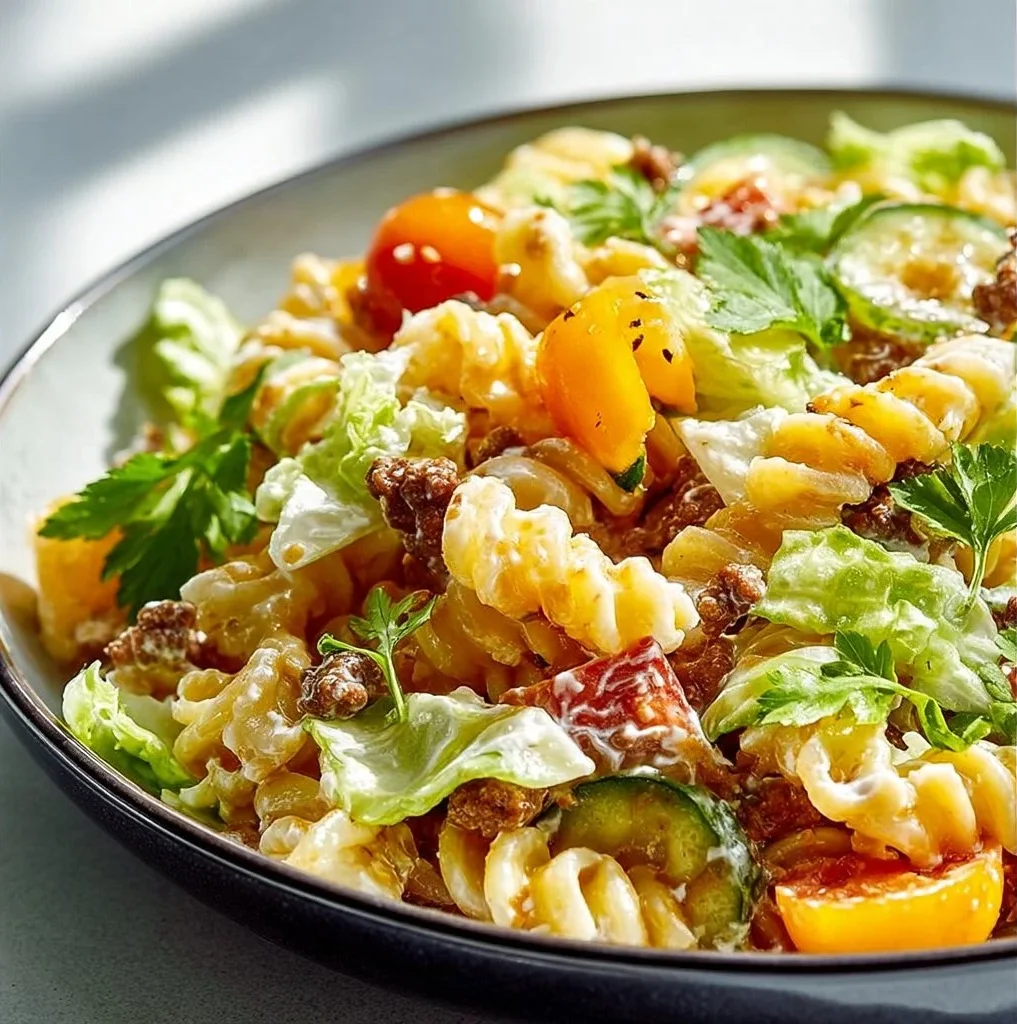 Big Mac Pasta Salad 4 image 16 e1768496219415 Big Mac Pasta Salad