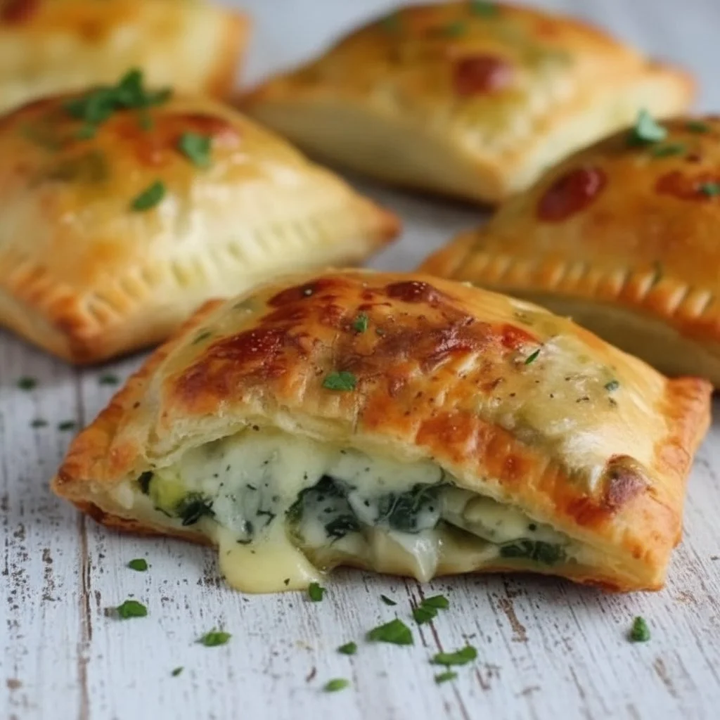 Spinach Stuffed Pie 3 Delicious spinach stuffed pie baked to perfection