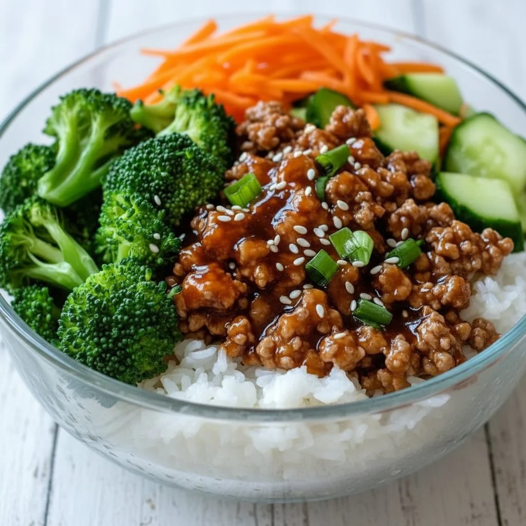 Teriyaki Ground Turkey Bowl