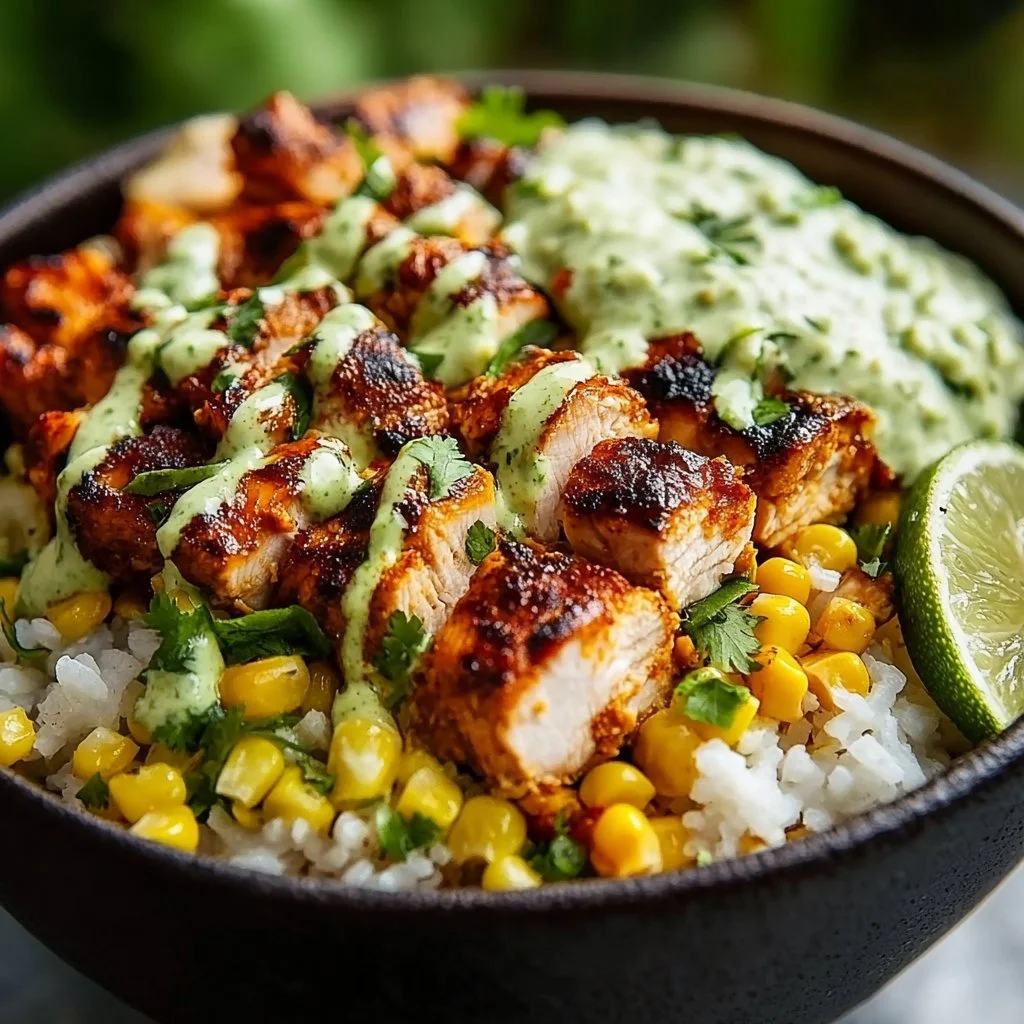 30-Minute Street Corn Chicken Rice Bowl 4 30-Minute Street Corn Chicken Rice Bowl