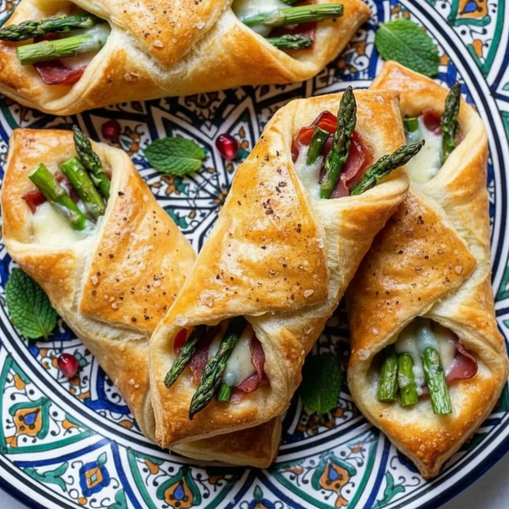 Asparagus Puff Pastry Bundles 4 Asparagus Puff Pastry Bundles