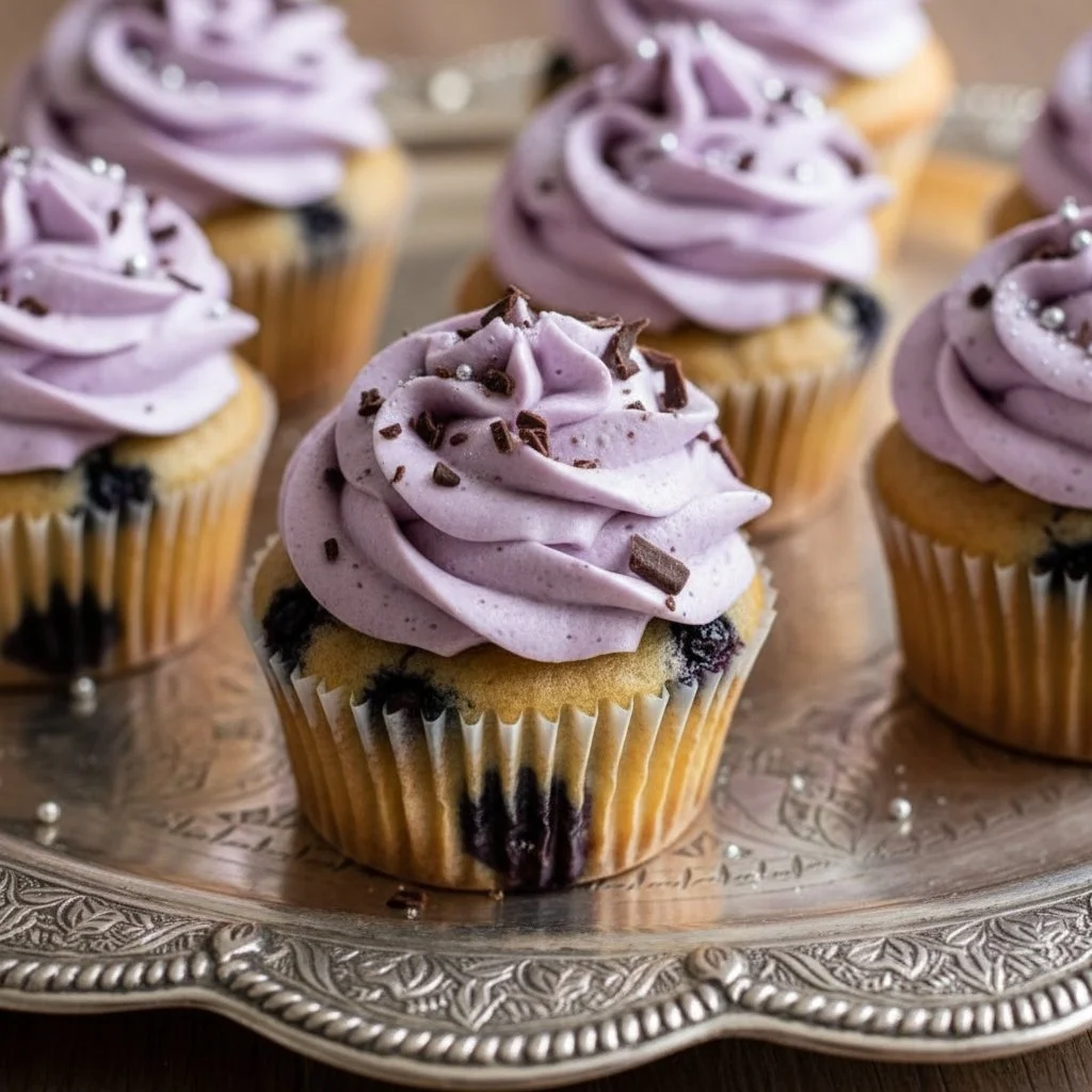 Blueberry Cupcakes 4 Blueberry Cupcakes