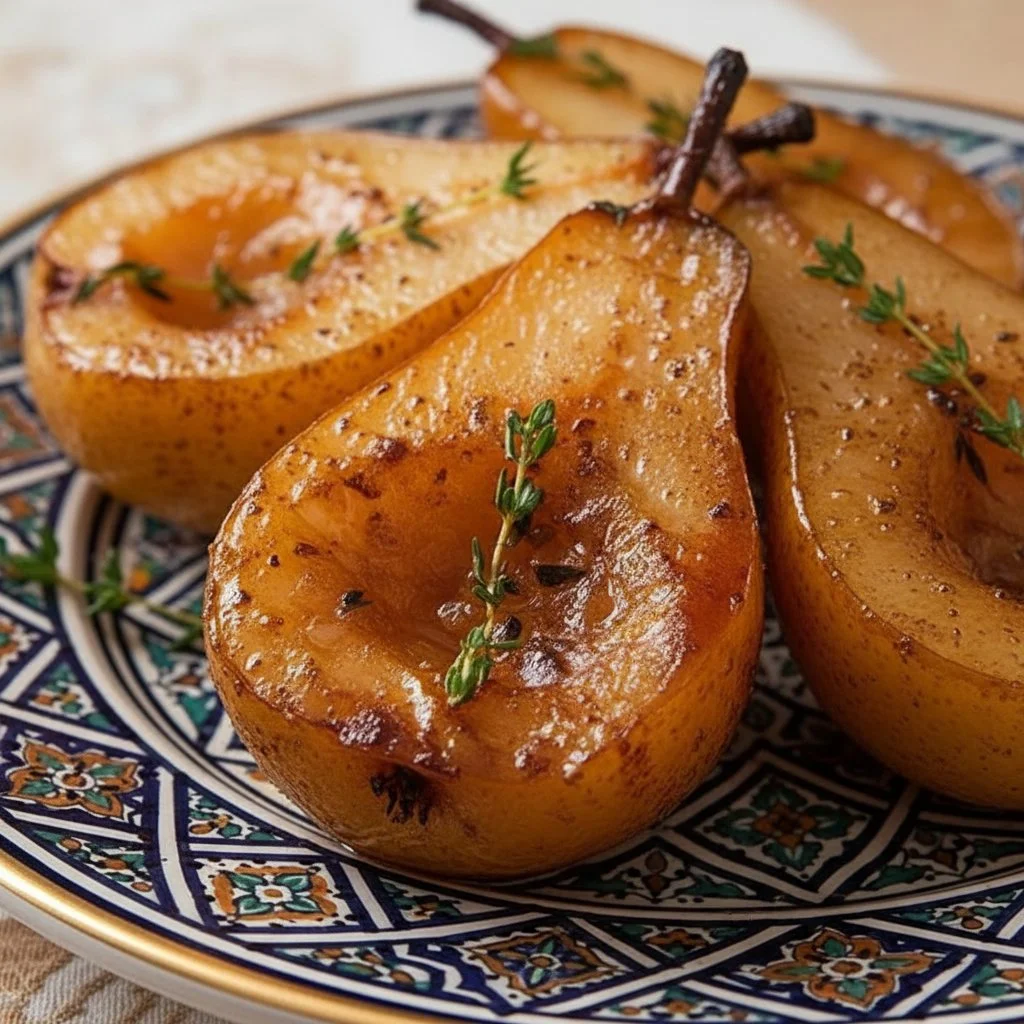 Buttery Roasted Pears 4 Buttery Roasted Pears - wineandcookie