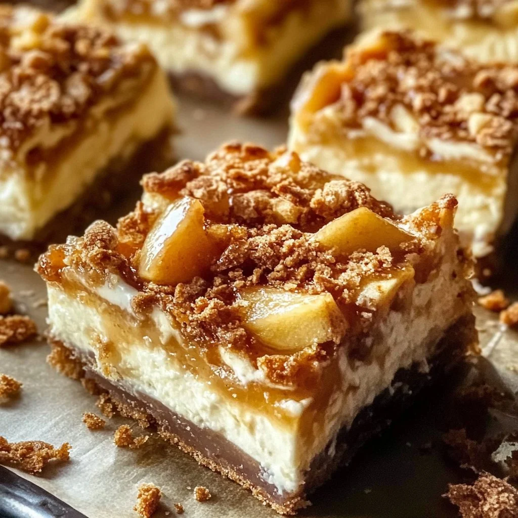 Caramel Apple Cheesecake Bars 4 Caramel Apple Cheesecake Bars