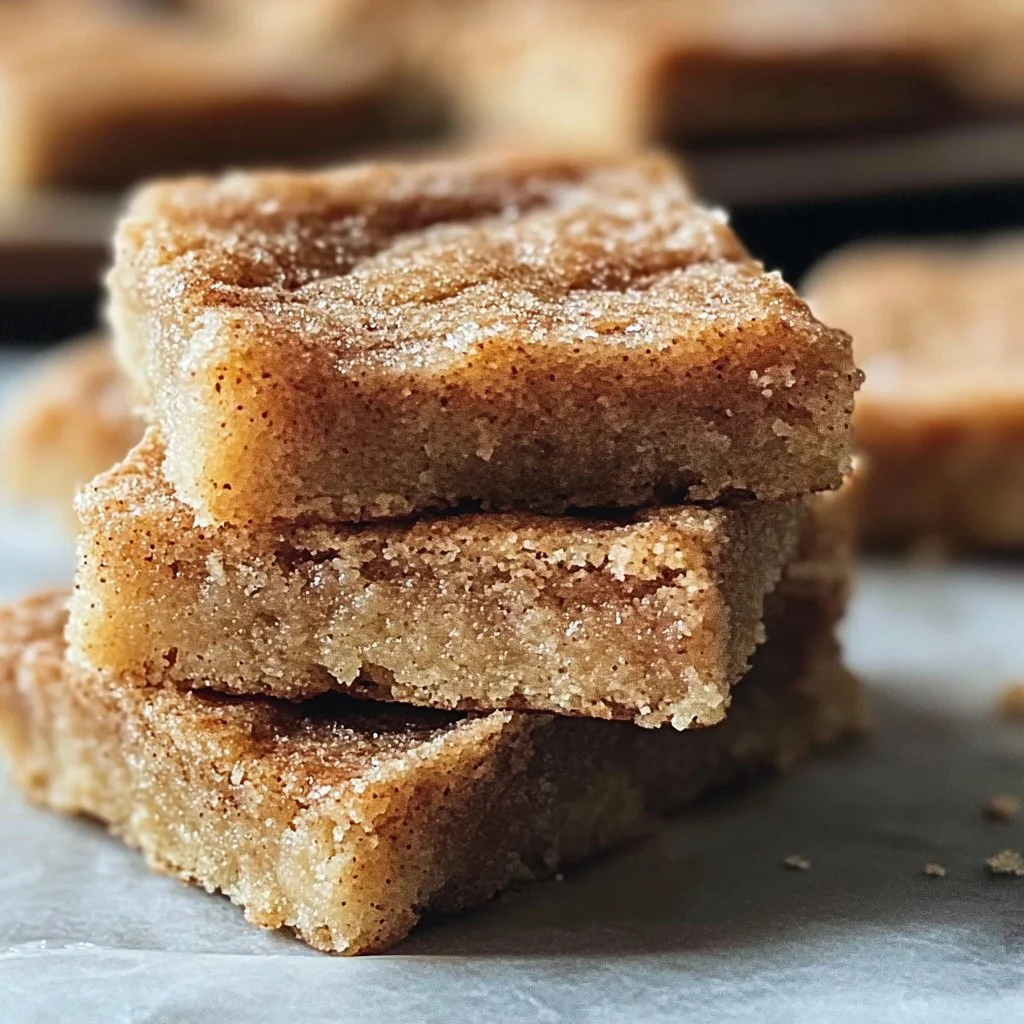 Cinnamon Sugar Blondies 4 Cinnamon Sugar Blondies