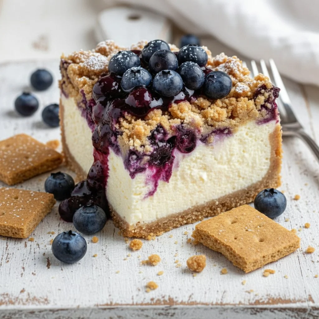 Creamy Blueberry Cheesecake