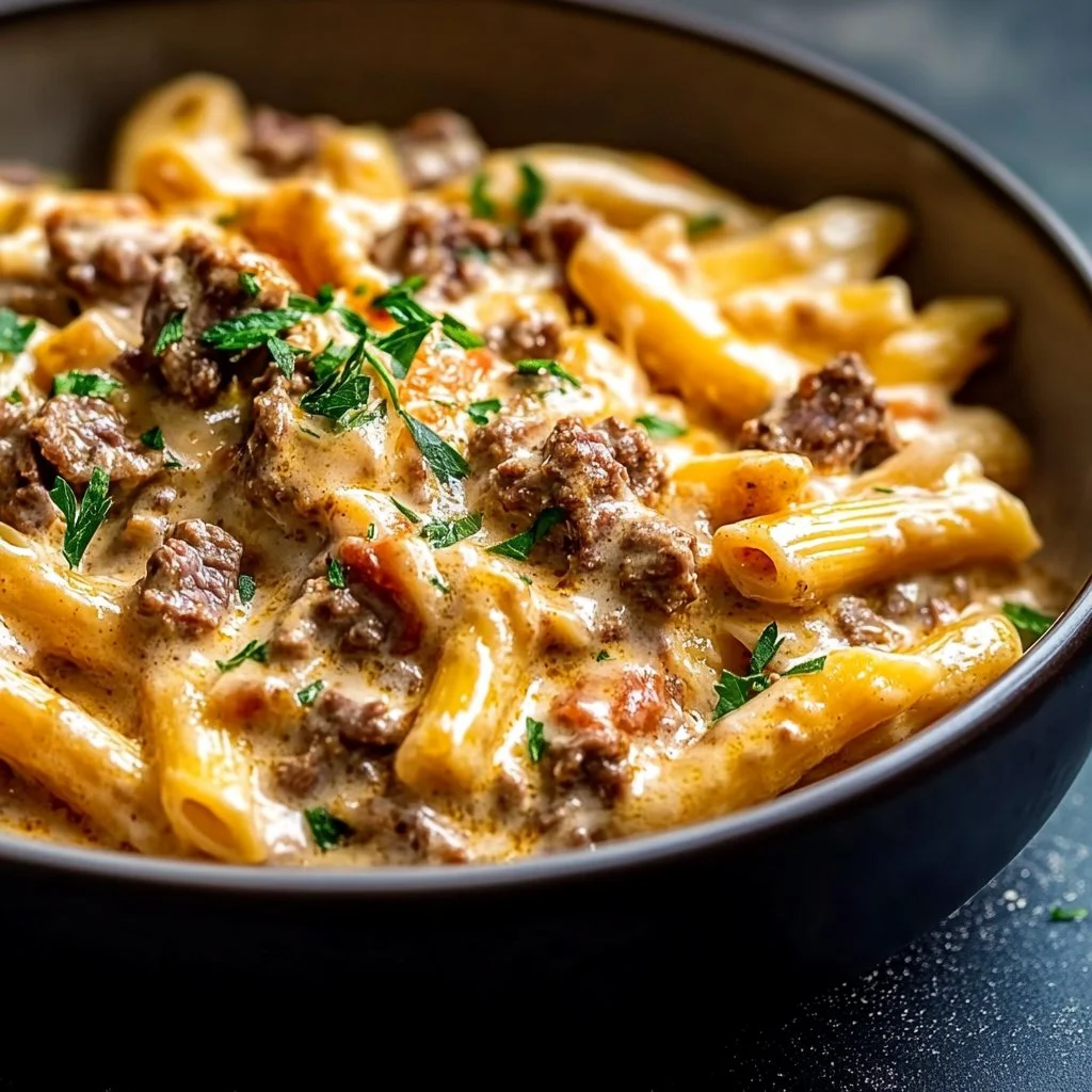 Creamy High Protein Beef Pasta 4 Creamy High Protein Beef Pasta