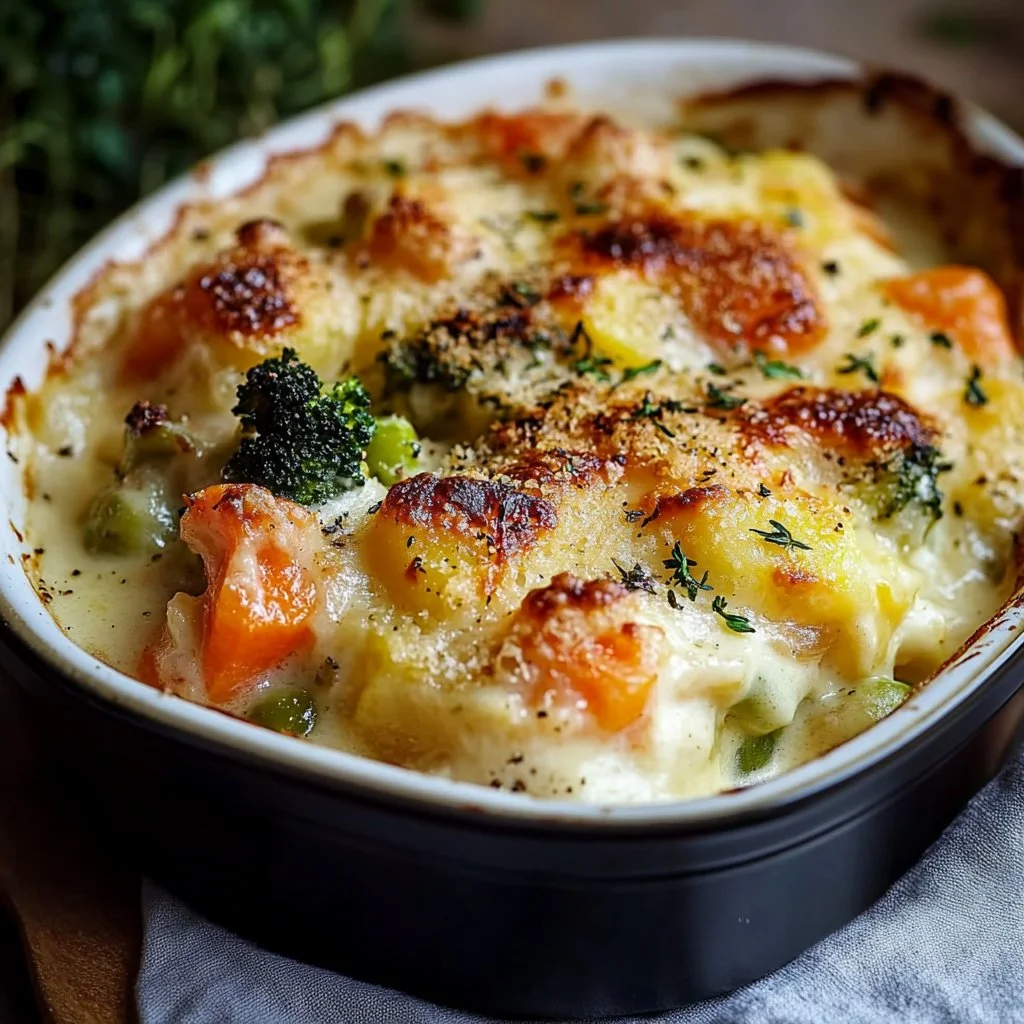 Creamy Winter Vegetable Casserole 4 Creamy Winter Vegetable Casserole