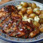 honey bbq chicken with garlic potatoes dinner reci 2026 02 17 165026 1 Honey BBQ Chicken with Garlic Potatoes Dinner Recipe