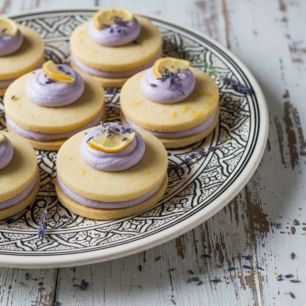 Lemon Lavender Sandwich Cookies 4 Lemon Lavender Sandwich Cookies