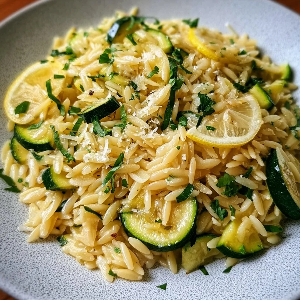 Zucchini and Lemon Orzo 4 Zucchini and Lemon Orzo