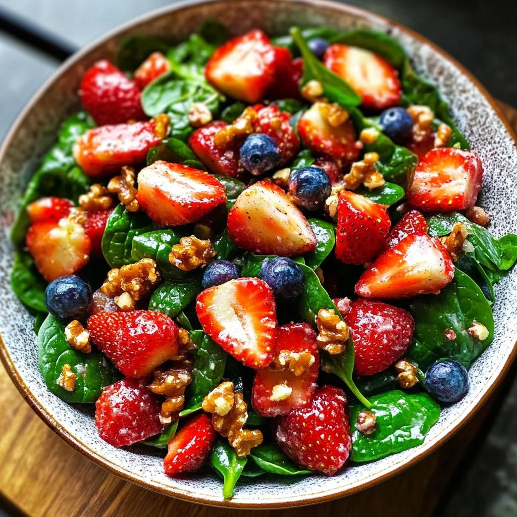 30-Minute Strawberry Spinach Salad