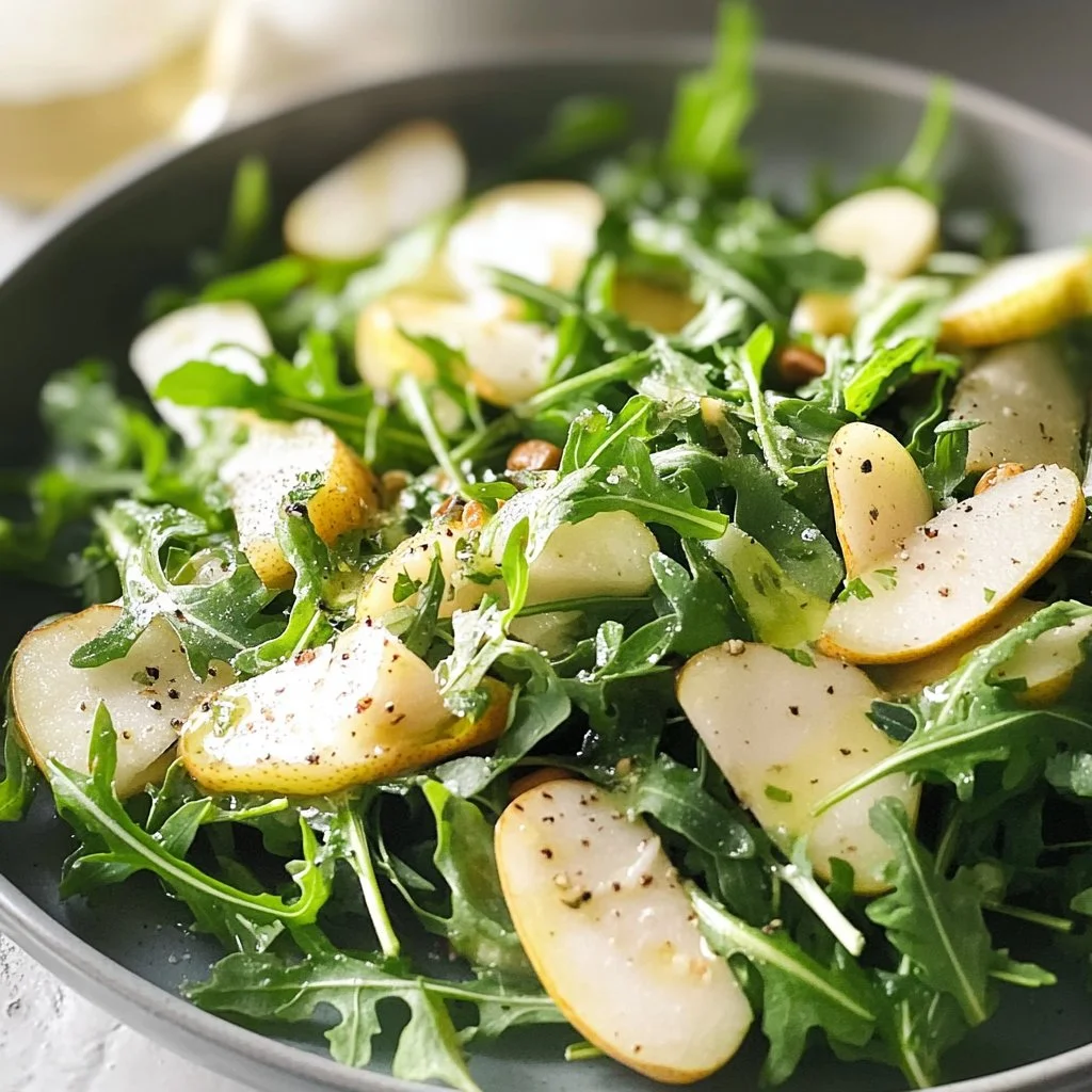 Arugula Pear Salad