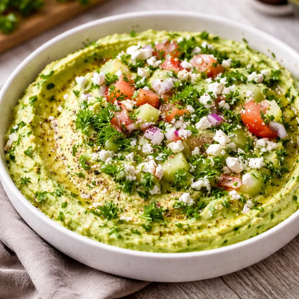 Avocado Feta Salsa Dip
