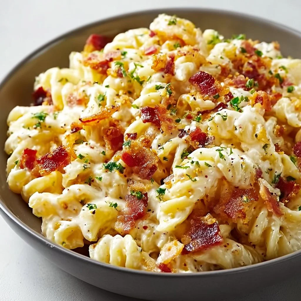 Bacon Cheddar Ranch Pasta Salad: A Creamy Crowd-Pleaser