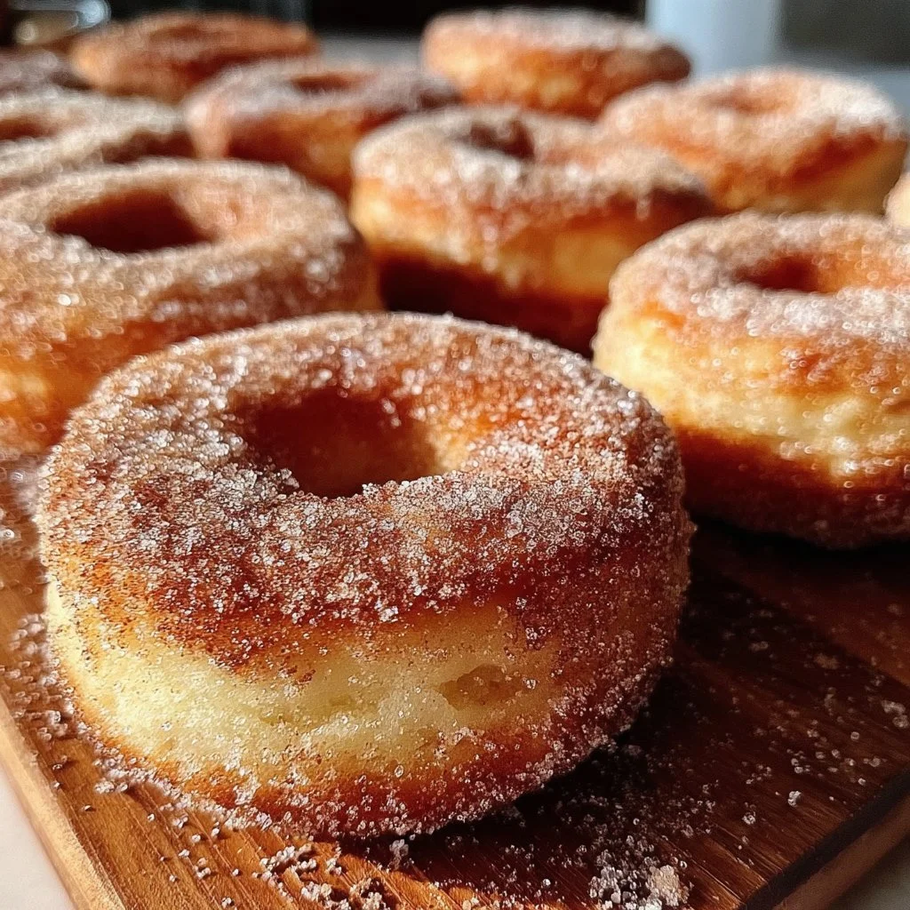 Baked Cinnamon Sugar Donuts