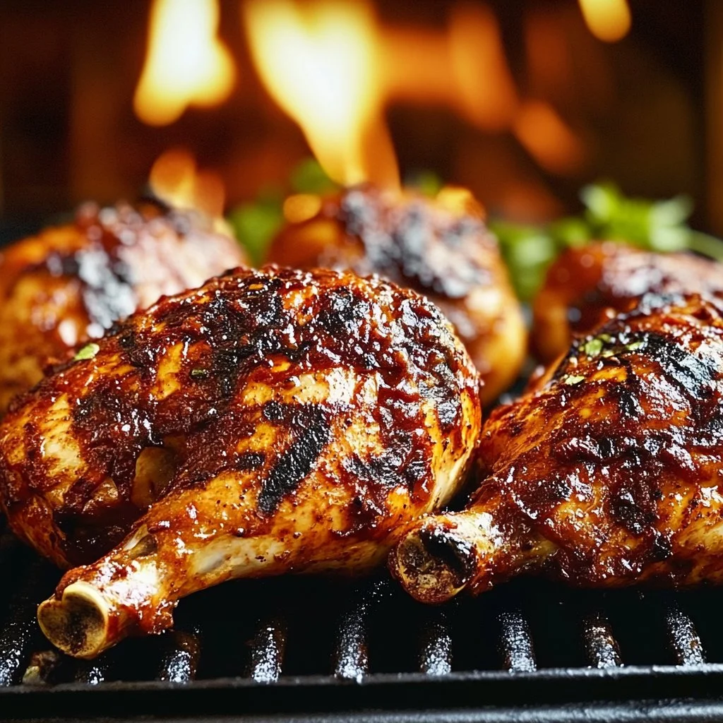 Juicy BBQ Chicken grilled to perfection with smoky flavor