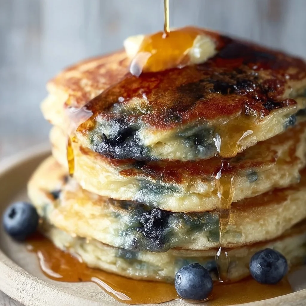 Buttermilk Blueberry Pancakes