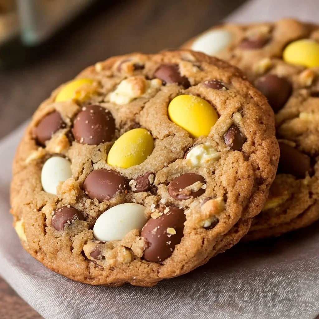 Cadbury Egg Cookies 4 Cadbury Egg Cookies