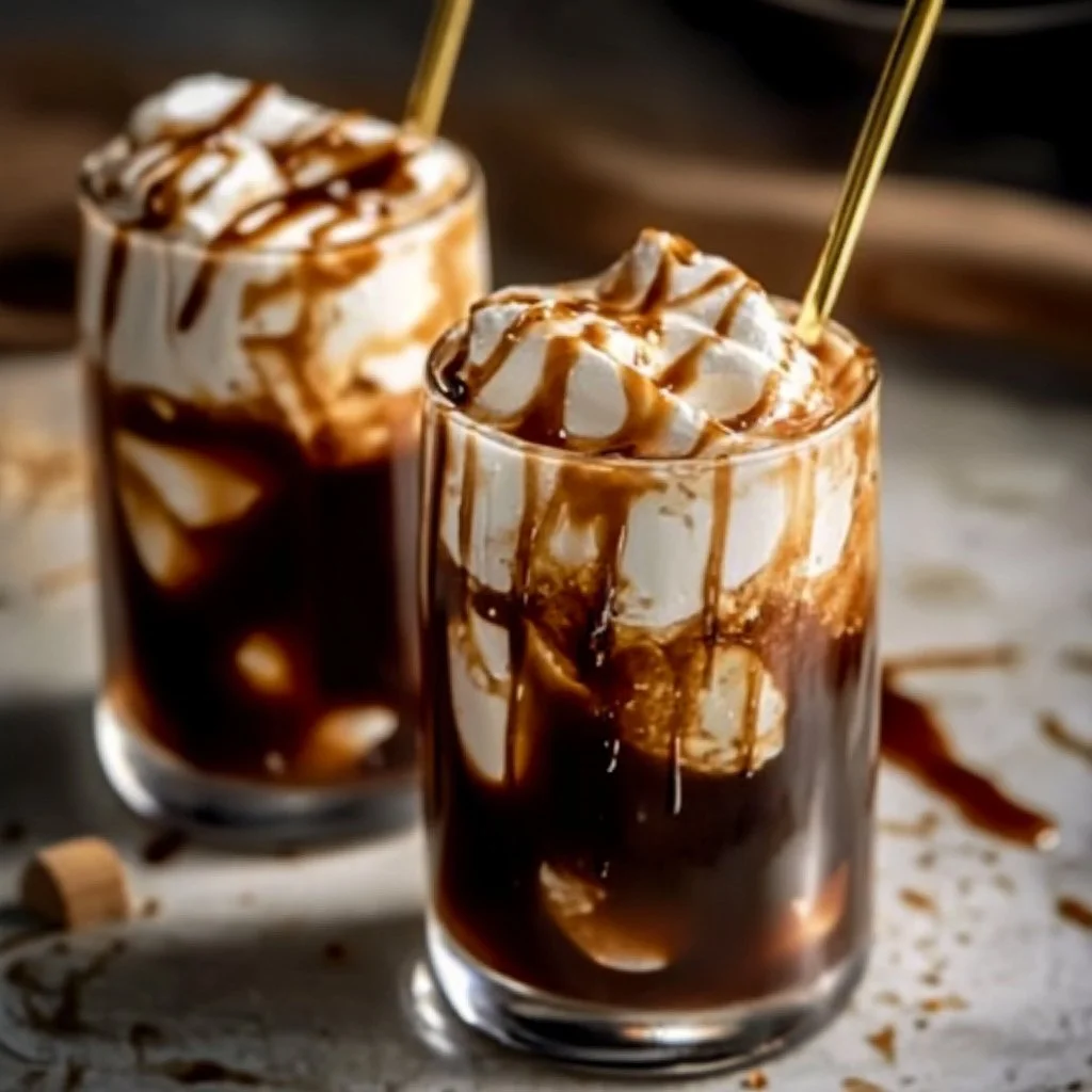 Campfire Cola Dirty Soda, a quick and easy s'mores-inspired drink recipe