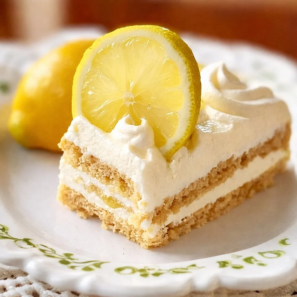Delicious lemon dessert inspired by Carlota of Lemon