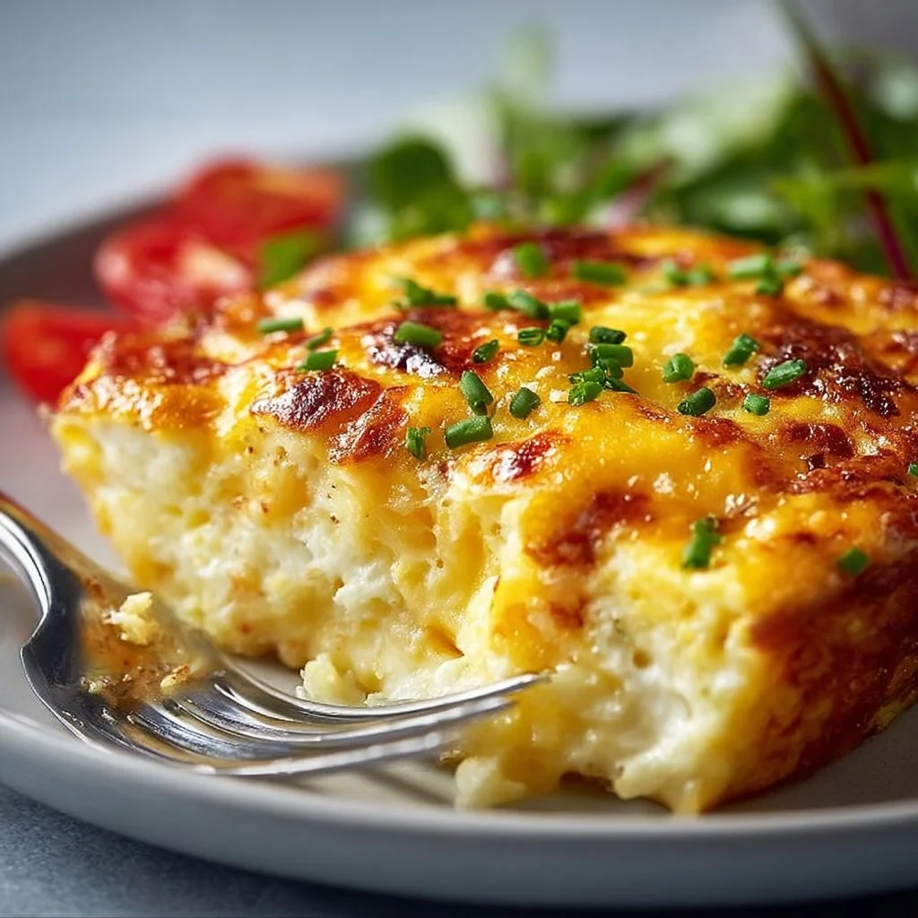 Cheesy Egg Bake 4 Cheesy Egg Bake