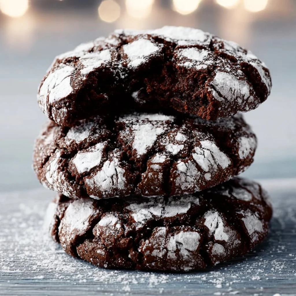 Chocolate Crinkle Cookies