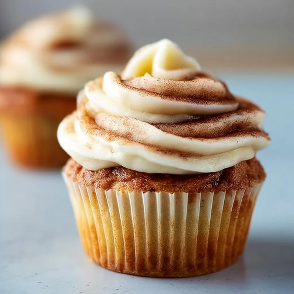 Cinnamon Roll Cupcakes