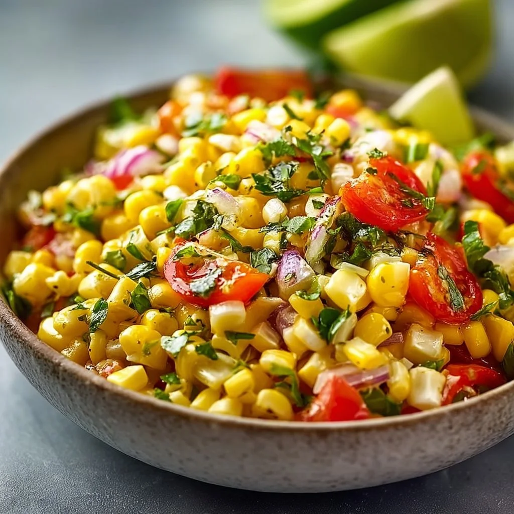 Corn Salad with Lime Dressing