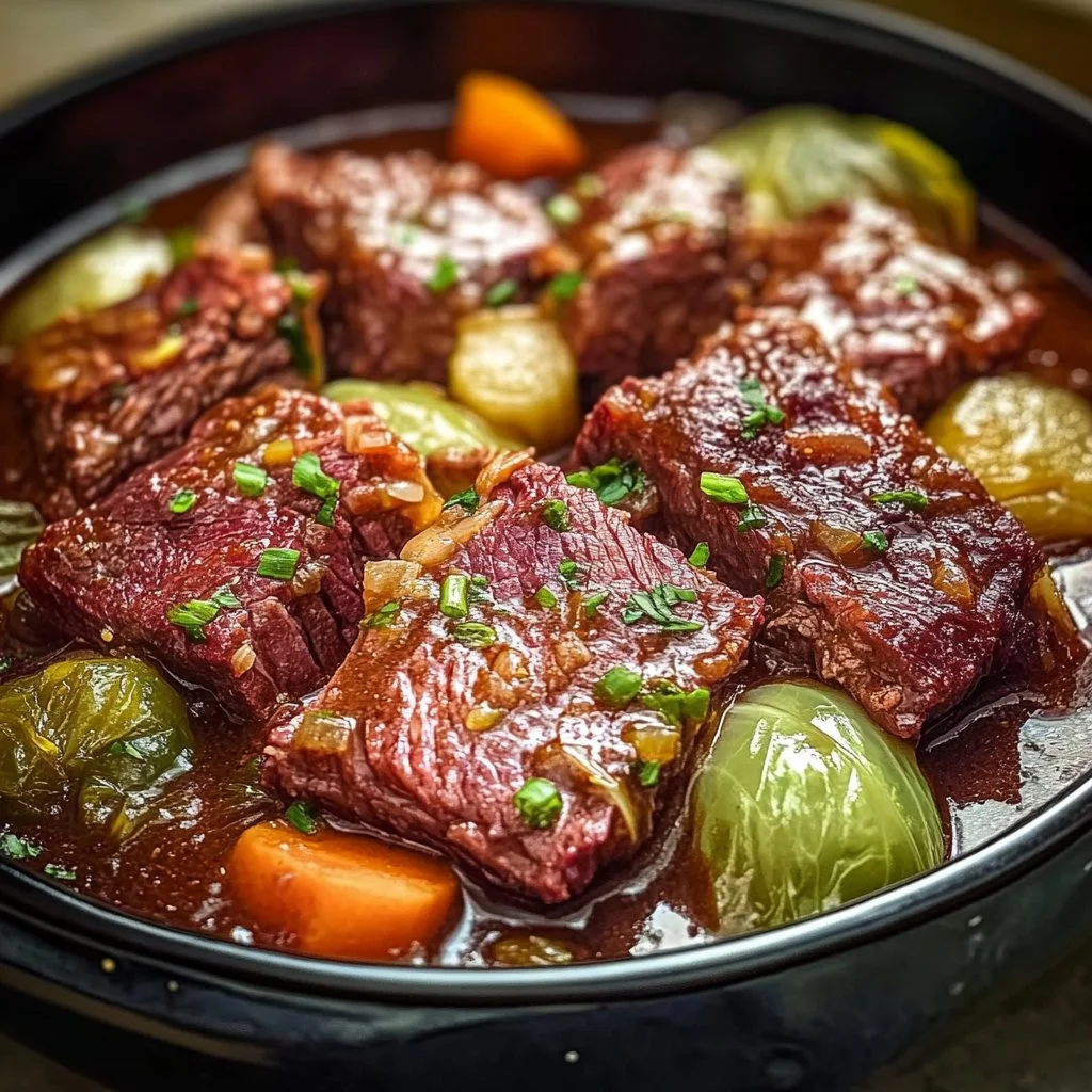 Cozy Slow Cooker Corned Beef and Cabbage Recipe Easy Comfort Meal