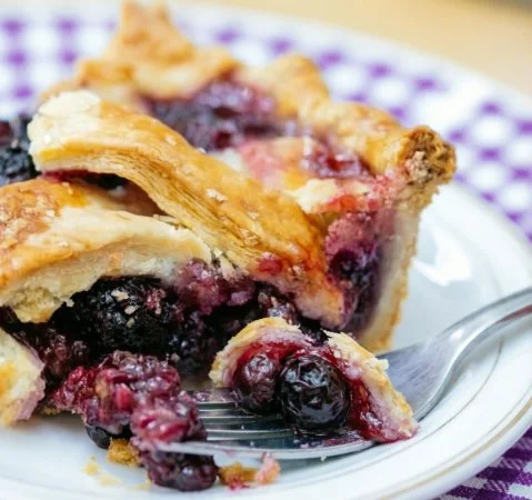 Easy Mulberry Pie
