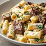 garlic butter steak rigatoni easy creamy family 2026 03 17 034127 1 Garlic Butter Steak Rigatoni (Easy & Creamy Family Favorite)