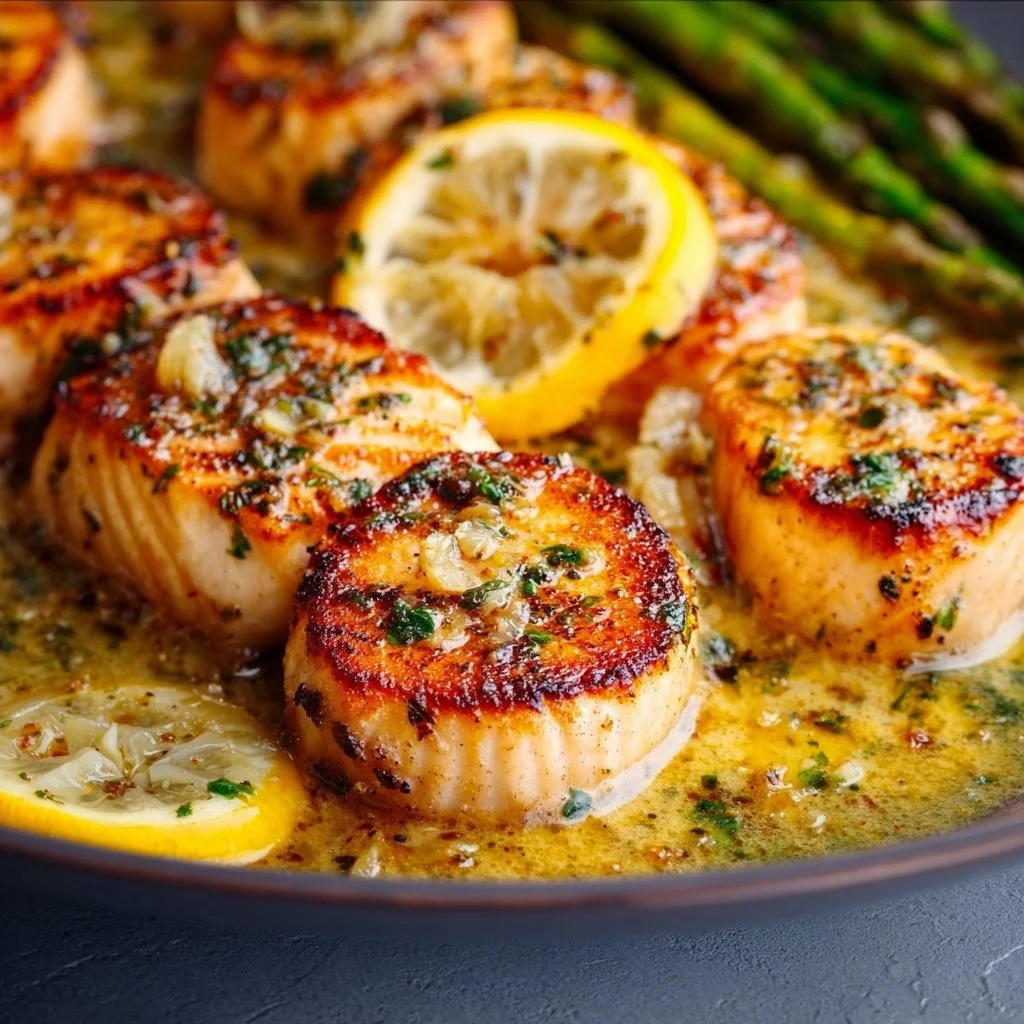 Garlic Lemon Butter Salmon