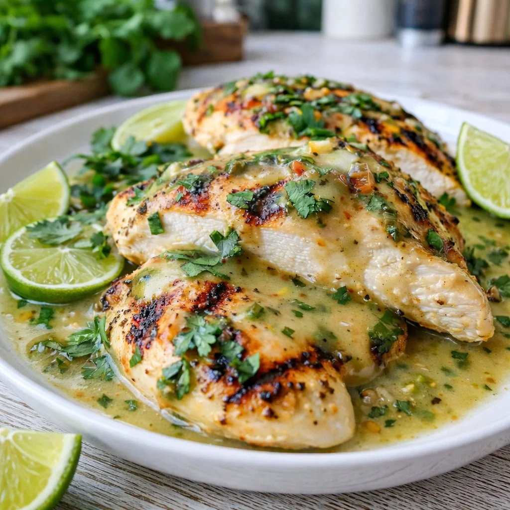 Grilled Salsa Verde Pepper Jack Chicken 4 Grilled Salsa Verde Pepper Jack Chicken