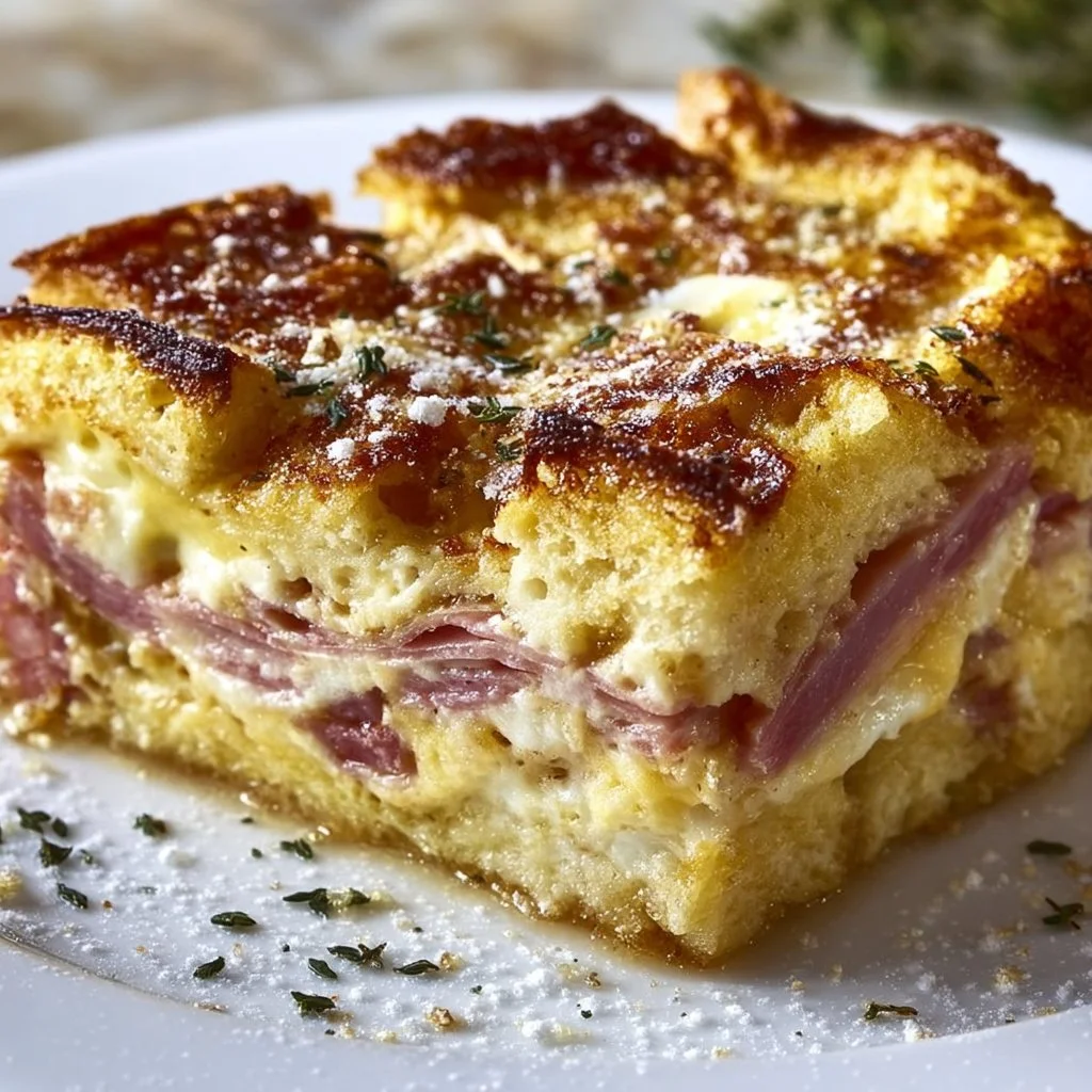 Monte Cristo Breakfast Casserole