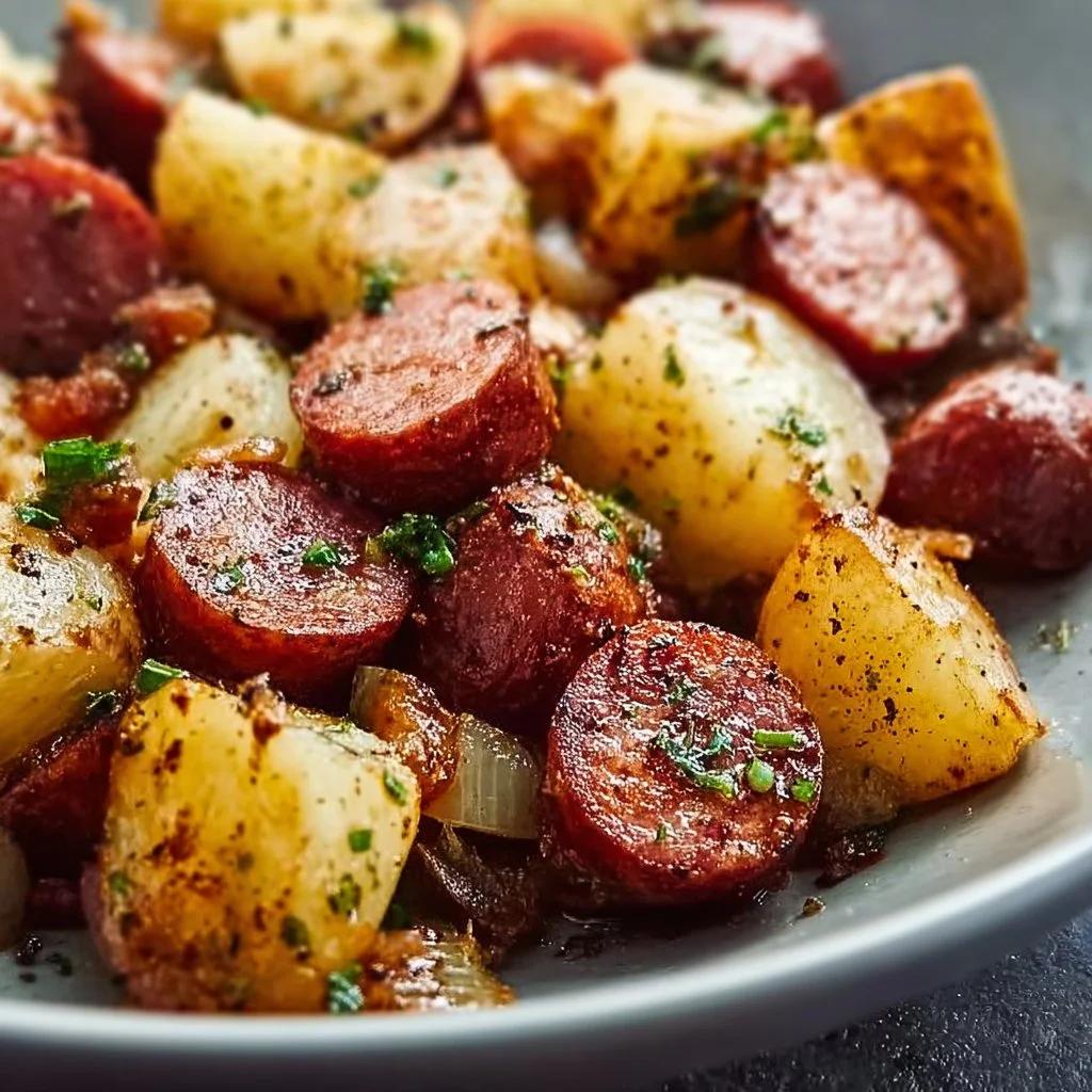 One Pan Kielbasa and Potatoes