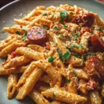 One-Pot Creamy Spicy Cajun Sausage Pasta 5 one pot creamy spicy cajun sausage pasta 2026 03 17 034057 1 One-Pot Creamy Spicy Cajun Sausage Pasta