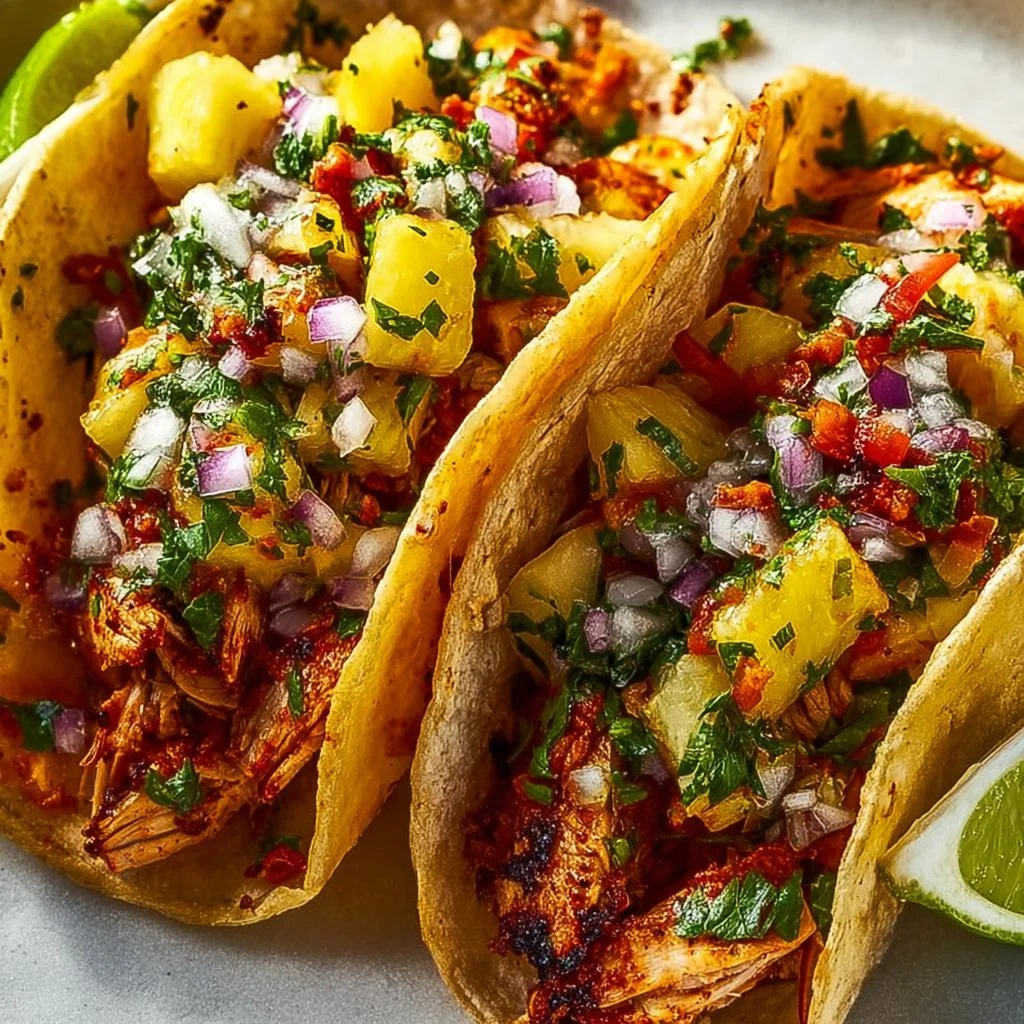 Pineapple Chicken Tacos