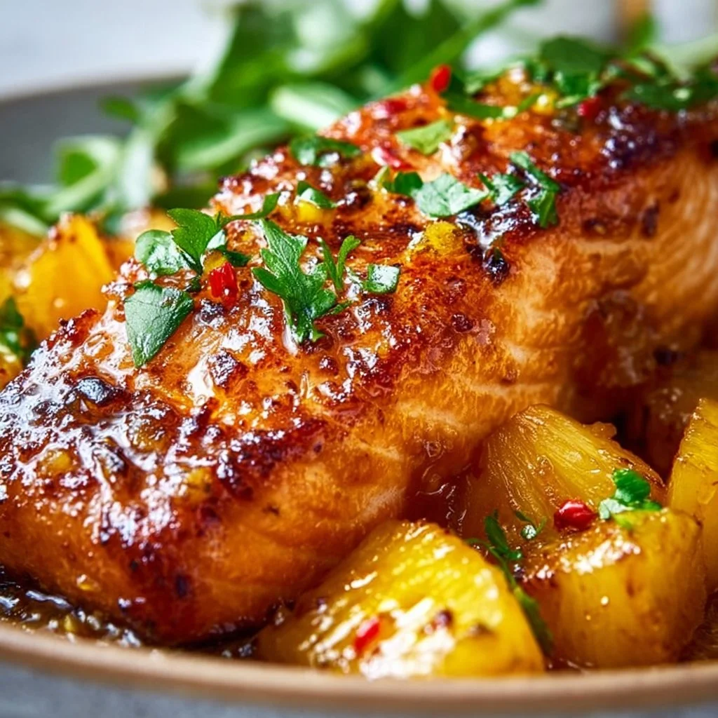Pineapple Glazed Salmon