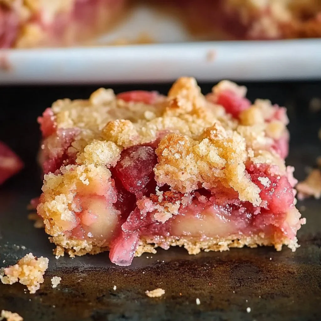 Rhubarb Dream Bars