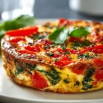 roasted red pepper and spinach frittata 2026 03 17 034108 1 Roasted Red Pepper and Spinach Frittata