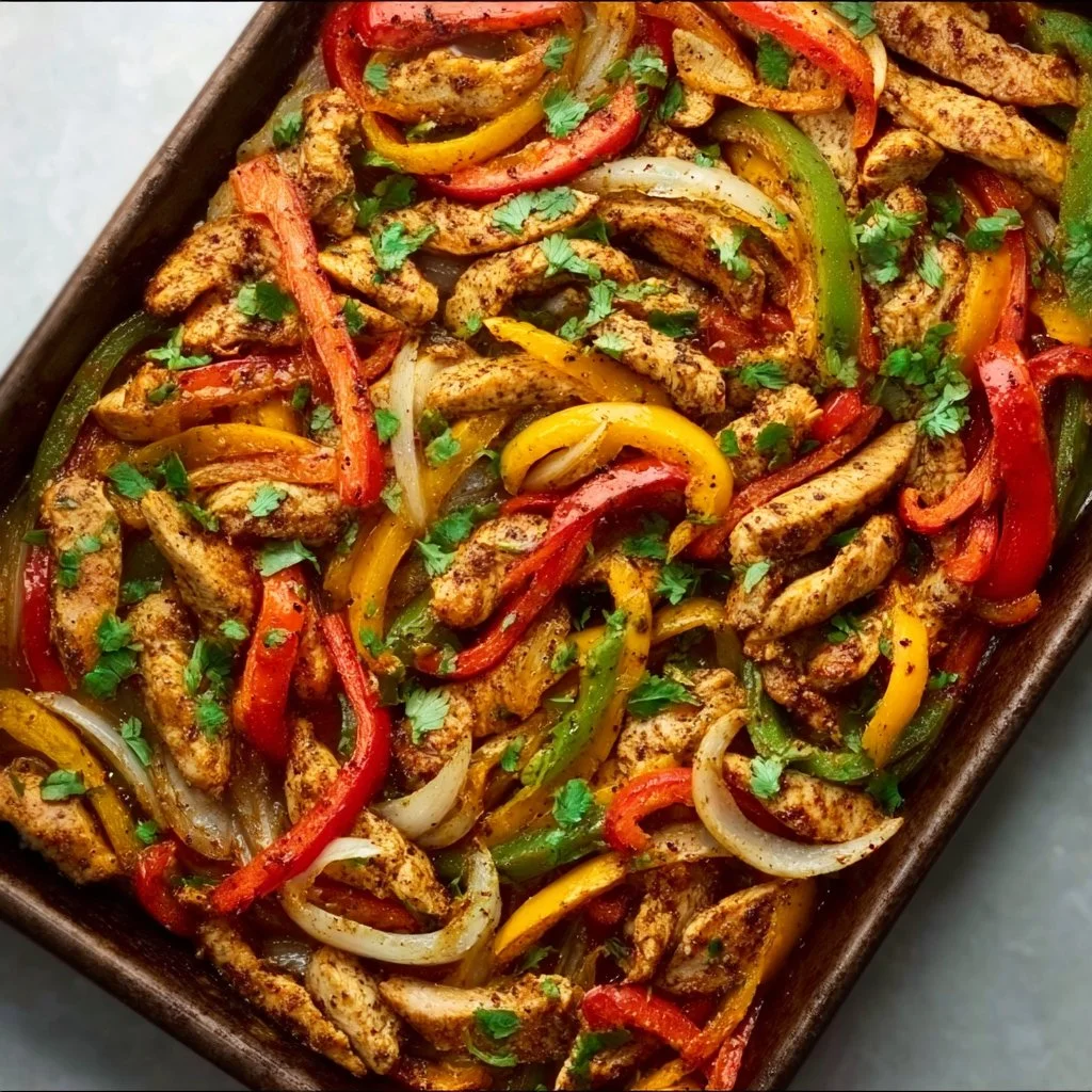 Sheet Pan Chicken Fajitas (Quick Cleanup) for Easy Meals