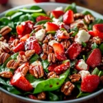 spinach strawberry salad with pecans 2026 03 24 165105 1 Spinach Strawberry Salad with Pecans