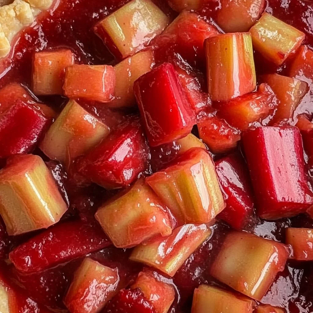 Strawberry Rhubarb Pie Filling